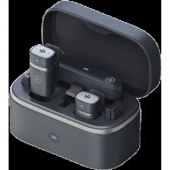 Bezvadu mikrofonu komplekts Plusonic PS-TDS9 ar USB-C, Lightning un 3,5 mm savienotājiem