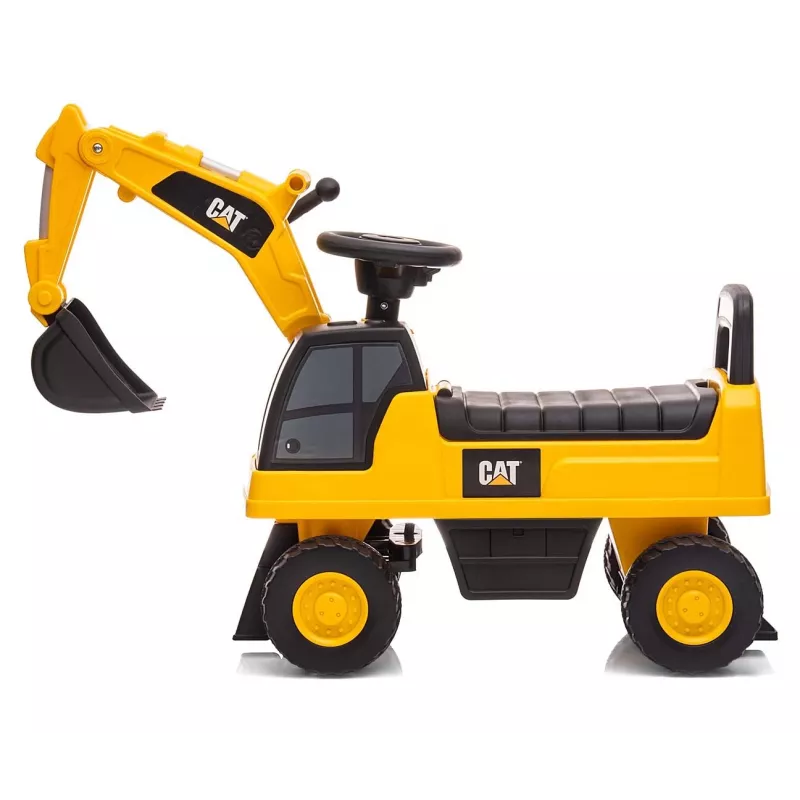 Ride-on excavator milly mally 5298 — bērnu braucamā rotaļlieta ar reālistisku dizainu un izturīgu konstrukciju