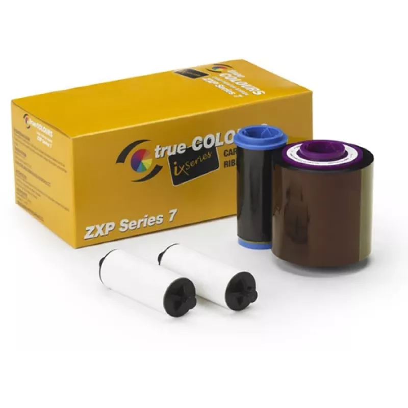 Zebra Color Ribbon YMCKOK printera lente 750 lpp.