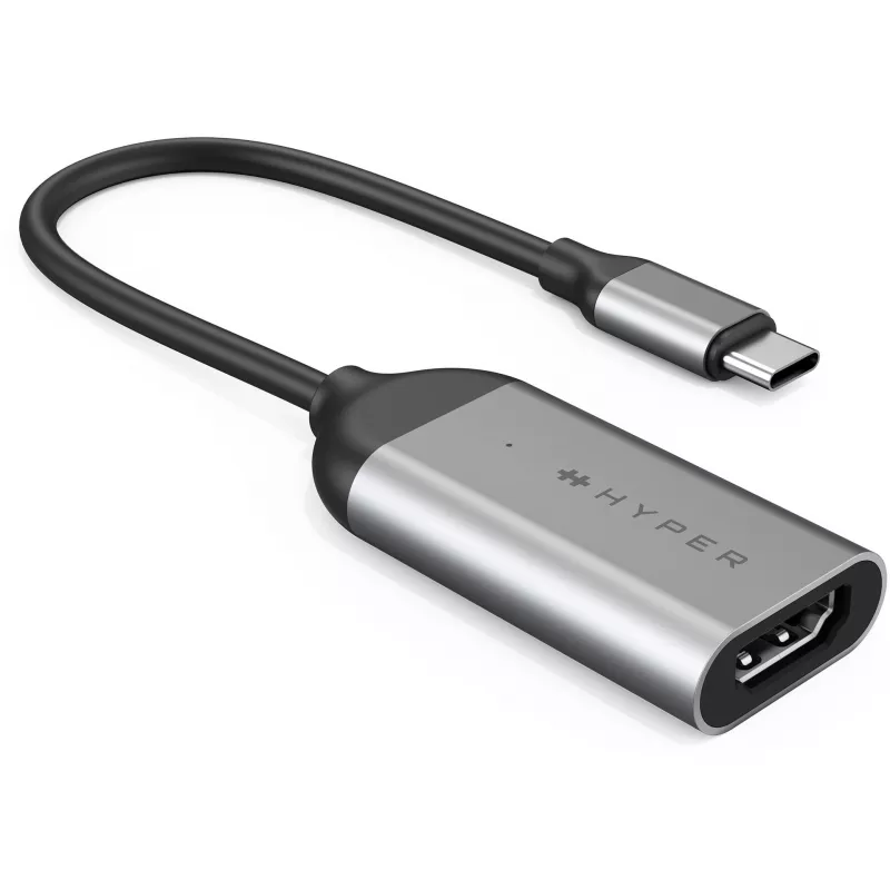 HYPER HD-H8K USB Type-C HDMI nerūsējošais tērauds