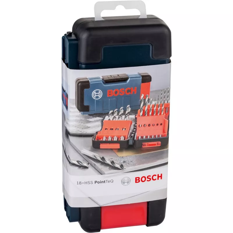 Skrūvējamo urbju komplekts Bosch HSS PointTeQ 2608577350