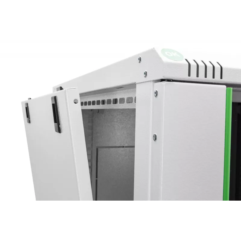 DIGITUS Professional Dynamic Basic Series DN-19 16U-6/6-EC - korpuss - piemērots montāžai pie sienas - pelēks, RAL 7035 - 16U - 48.3 cm (19)