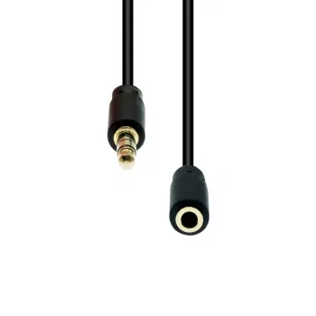 4-pin plāns Extension kabelis ProXtend M4EXS-10, 10 ft (3,05 m), melns