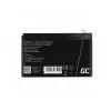 UPS akumulators zaļa Cell AGM50 12 V 10 Ah VRLA AGM, 65×151×95 mm, 2.45 kg, melns