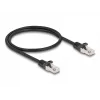 DeLOCK kabelis RJ50 vīr. uz RJ50 vīr. S/FTP 0,5 m melns