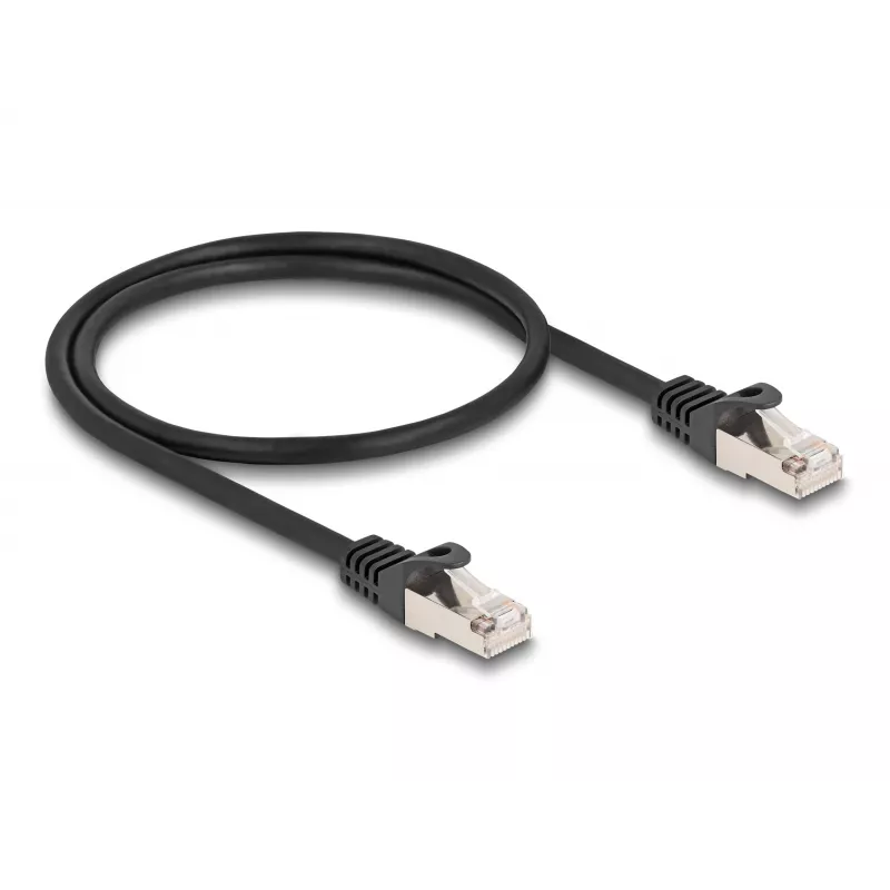 DeLOCK kabelis RJ50 vīr. uz RJ50 vīr. S/FTP 0,5 m melns
