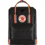 Mugursoma Fjällräven Kånken Rainbow — Vinylon, 380×270×130 mm, Melna/Daudzkrāsaina