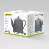 Elektriskā tējkanna Maestro MR-077, 1,5 L, 1500 W, keramikas korpuss, pelēka