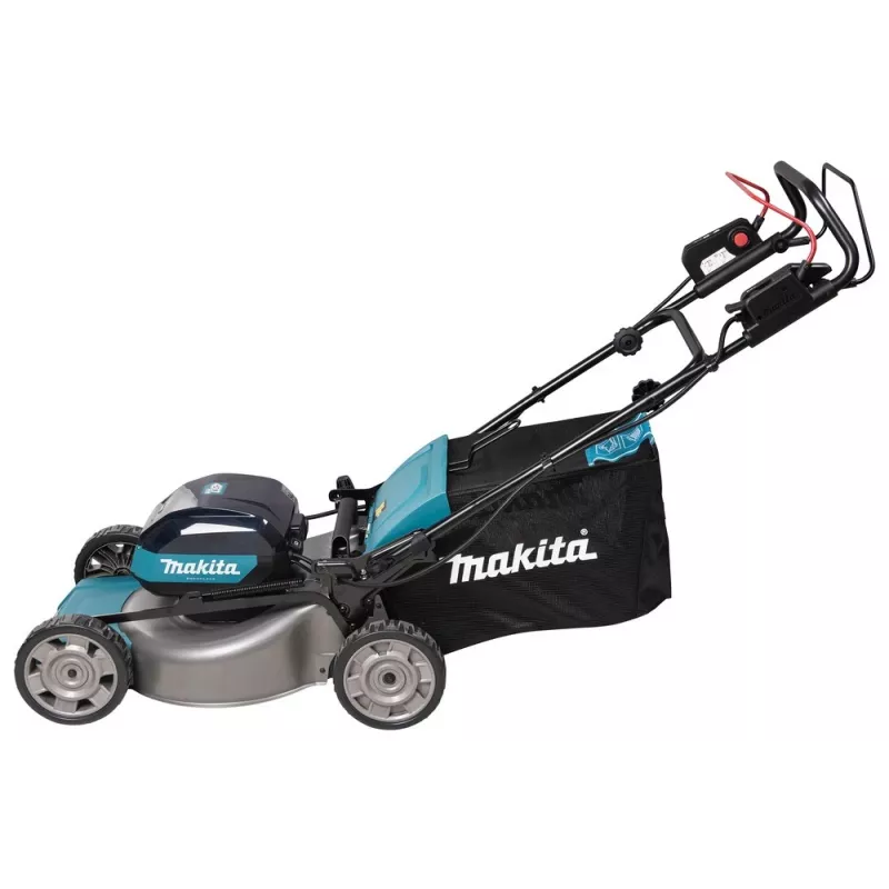 Makita LM001GZ zāles pļāvējs Stumjamais zāles pļāvējs Akumulators Melns, zils