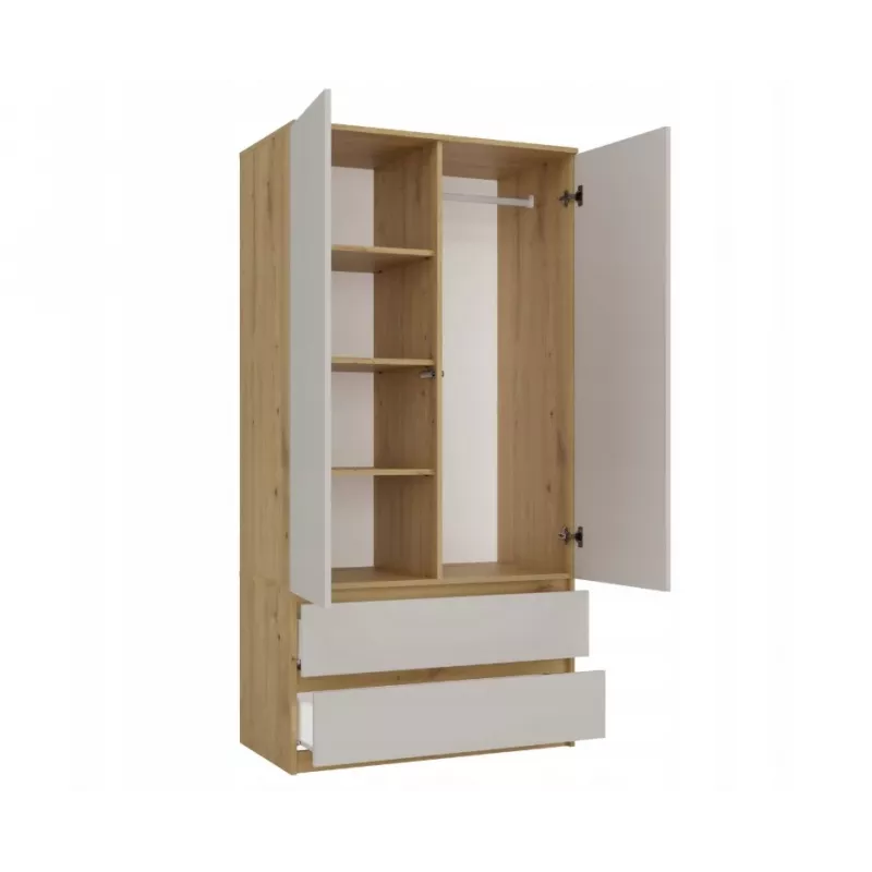 MALWA SS-90 wardrobe artisan ozols/kašmira