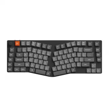 Mehāniskā bezvadu tastatūra Keychron K15M-A1 — melna ar RGB fona apgaismojumu, mehāniskiem slēdžiem, bezvadu savienojamību
