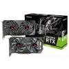 Grafikas karte BIOSTAR GeForce RTX 3050 6GB GDDR6 PCIe 4.0, 2304 CUDA kodoli, 96 bitu, 2x ventilatori, 225×43 mm