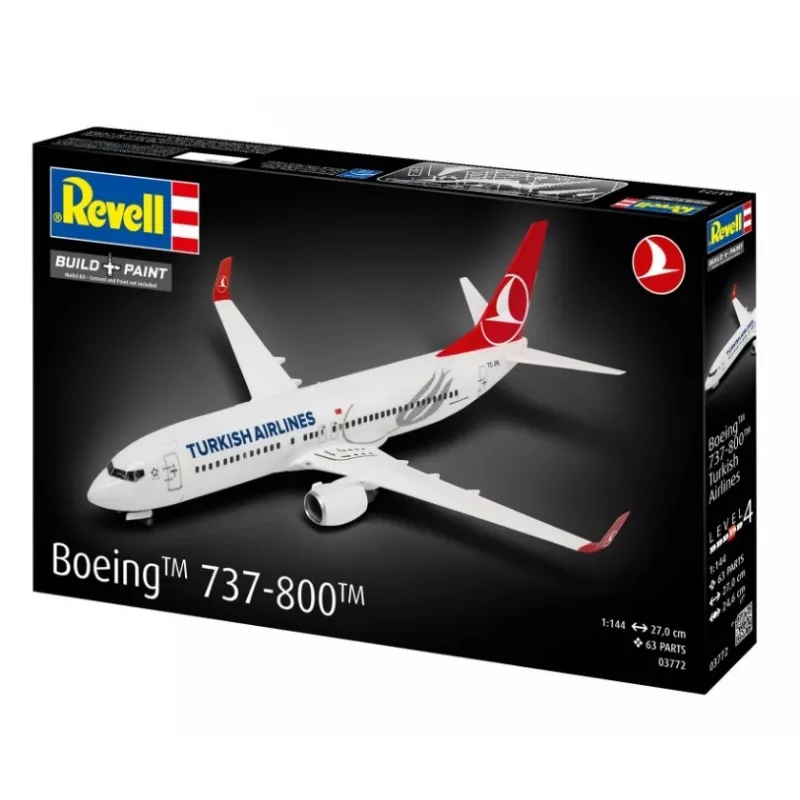 Plastmasas lidmašīnas modelis REVELL Boeing 737-800 Turkish Air mērogā 1:144