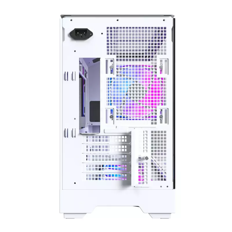 PC Case Montech KING 15 PRO balta — Micro ATX / Mini-ITX, Midi Tower