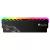 RAM dzesētājs Jonsbo NC-1 RGB Melns — aktīvs atmiņas radiators ar RGB apgaismojumu, zema profila dizains