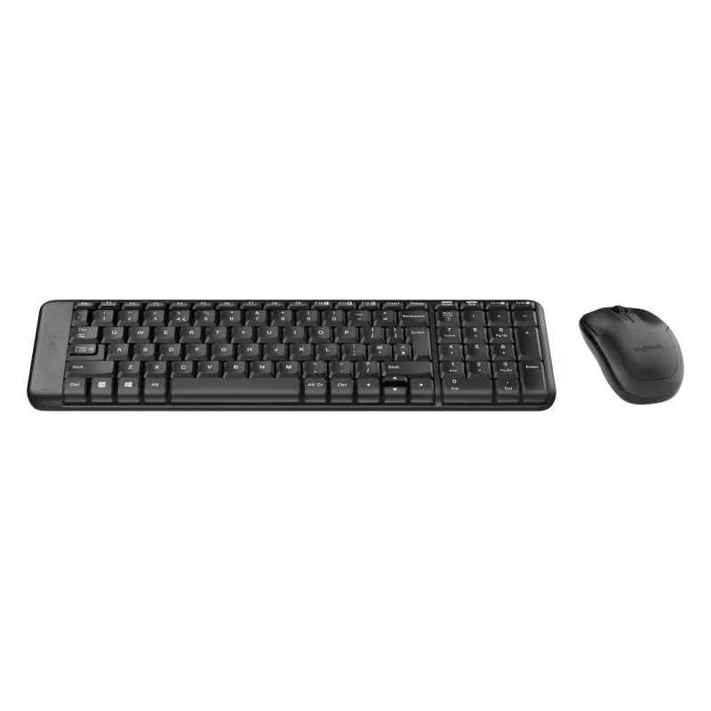 Bezvadu komplekts MK220, bezvadu, RF bezvadu, QWERTZ, melns, pele