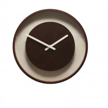 NeXtime pulkstenis 3046br Wood Loop, Ø30 cm, sienas, tumšs koks