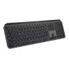 Bezvadu pilna izmēra tastatūra Logitech Master MX Keys S — Graphite, Bluetooth & 2.4 GHz (Nano), USB-C uzlādējama, fona apgaismojums, QWERTY US International