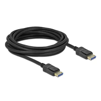 Delock - DisplayPort kabelis - DisplayPort (V) uz DisplayPort (V) - DisplayPort 2.0 - 2.0 m - Atbalsta 10K 60 Hz (10 240 x 4320) - Melns (80262)