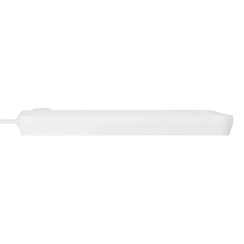 Strāvas sadalītājs MACLEAN MCE395 W — 5 rozetes, 3× USB A, 110–240 V maiņstrāva, 2.1 A USB, maks. 2500 W, balts, 1,5 m kabelis