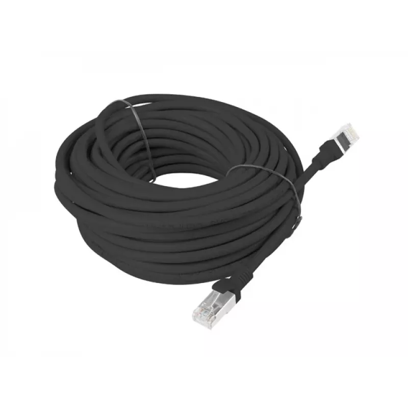 LANBERG Cat5e tīkla kabelis PCU5-10CC-1500-BK RJ-45 uz RJ-45 15 m Melns U/UTP