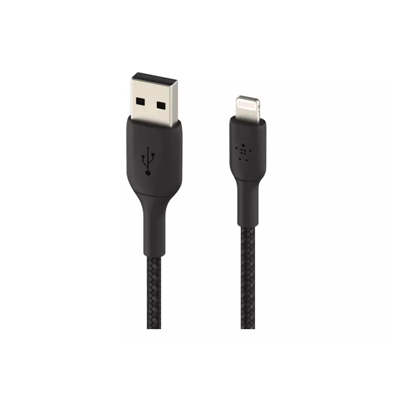 Pīts USB-Lightning kabelis 1m Melns