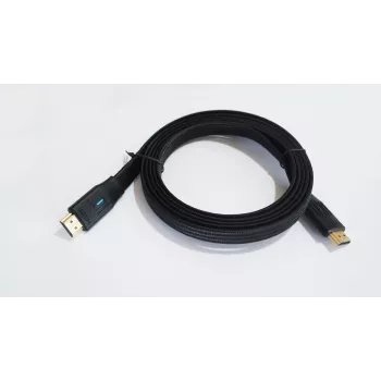 HDMI kabelis TB AKTBXVH21plakans20 v2.1 plakans 2 m melns