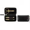 Manikīra komplekts ZWILLING Twinox Gold Edition 97747-004-0 — 3-daļīgs melnā ādas futlārī