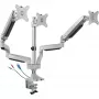 ICY BOX IB-MS505-TI 81.3 cm (32 collas) Galda statīvs Melns, Sudraba