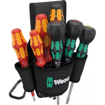 Taisno skrūvgriežu komplekts Wera 9621 8 gab. 240 mm x 70 mm