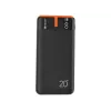 Portatīvais lādētājs TRACER EnerGen 20000 mAh, Power Delivery 20W, USB-C ieeja, 2×USB-A izejas, 3 ierīču atbalsts, oranžs
