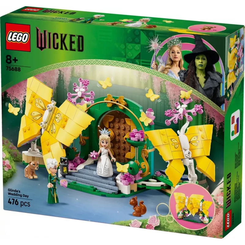 LEGO būvkomplekts Wicked 75688 Glindanas kāzu diena — tematisks komplekts, modelis 75688