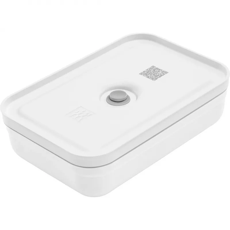 Pusdienu kaste ZWILLING FRESH & SAVE 1 L, plastmasa ar silikona blīvi, pelēka/balta