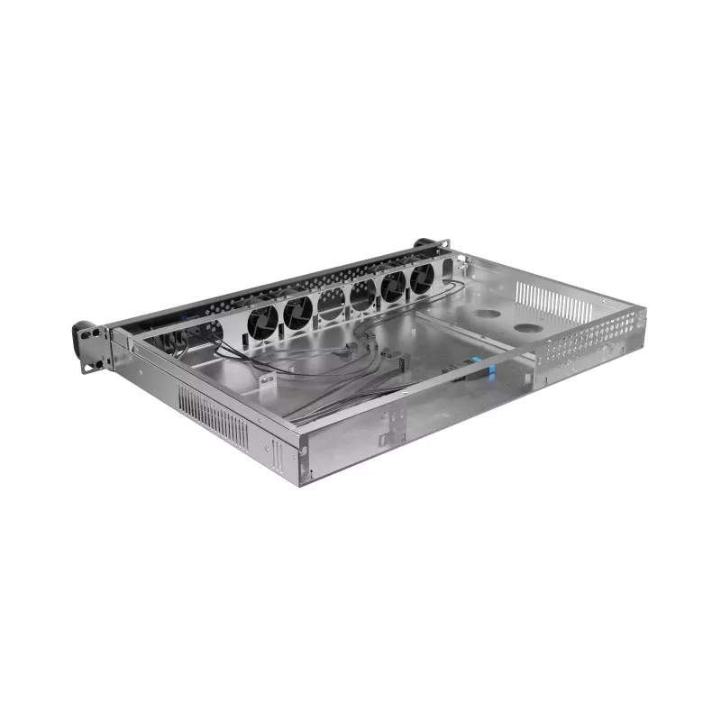 Rack Chassis Lanberg SC01-3001-10B 1U Melns 4 Fans