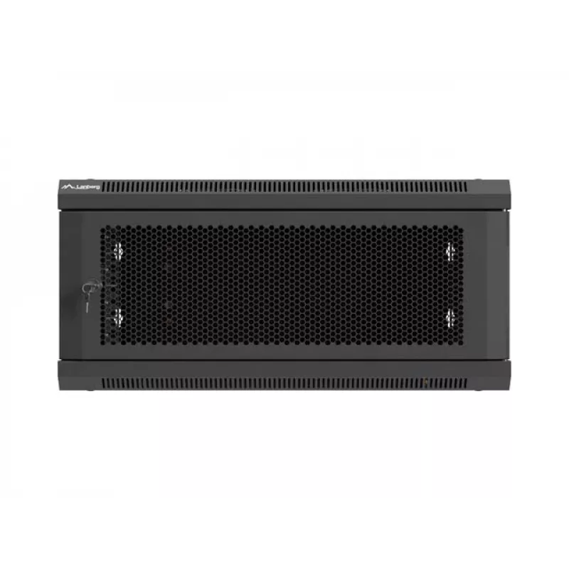 LANBERG 19 collu 4U montāžas skapis pie sienas 600x600 mm, melns