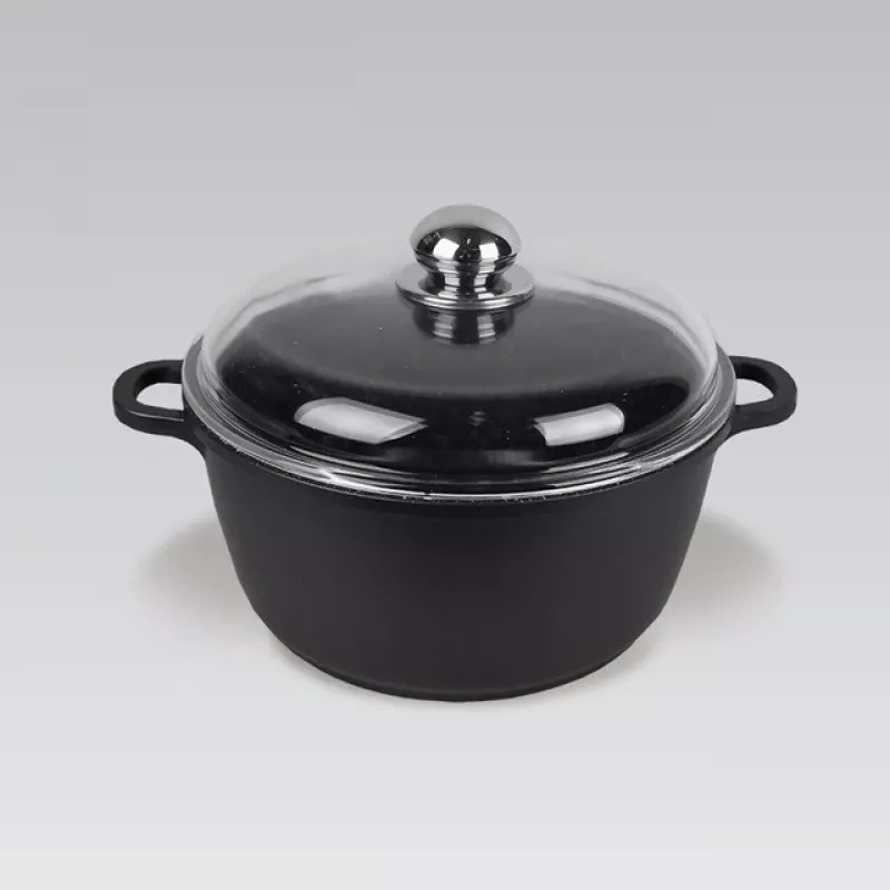 Maestro MR-4624C katls ar vāku 24 cm 4 l Melns
