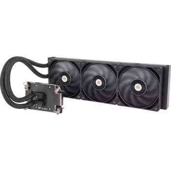 Viss vienā šķidruma CPU dzesētājs THERMALTAKE AW420 ar 420 mm radiatoru un RGB ventilatoriem
