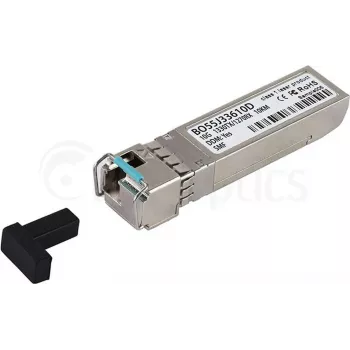 SFP+ optiskais raiduztvērējs CBO SFP-10G-BX-D 10 Gb/s vienvirziena optiskajiem kanāliem