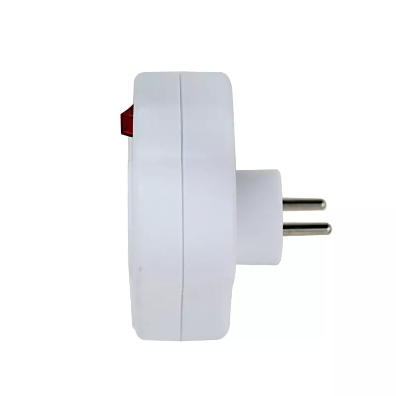 Esperanza ELK311W elektriskais sadalītājs 2 GN. USB-C USB-A ON. Balts