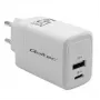 GaN 45W lādētājs 5V 20V 1.5A 3A, 1xUSB C PD, 1xUSB A