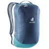 Bērnu nēsāšanas mugursoma Deuter Kid Comfort Pro, zila, poliamīds, maks. 22 kg, saulessargs, sānu kabata