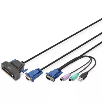 KVM slēdzis Digitus DS-72212 vienas pieslēgvietas