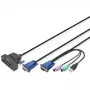 KVM slēdzis Digitus DS-72212 vienas pieslēgvietas