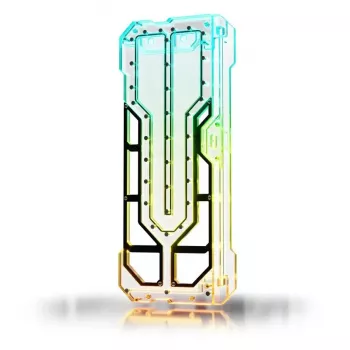 Singularity Spectre 4 Aevum Elite Akrila datora korpuss — caurspīdīgs/akcenta melns