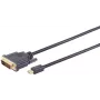 Mini DisplayPort–DVI-D kabelis ShiverPeaks BS10-55045, vīrietis–vīrietis, 3 m