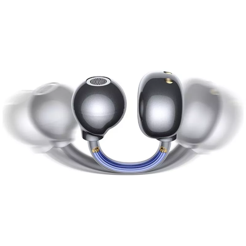Bluetooth austiņas R02 Clip-on pelēkas
