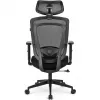 Biroja krēsls Sharkoon OfficePal C10 — melns, ergonomisks dizains, regulējams augstums