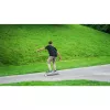 Longboard Muuwmi Lights GLOW ABEC 7 ar gaismas riteņiem, melns/zaļš
