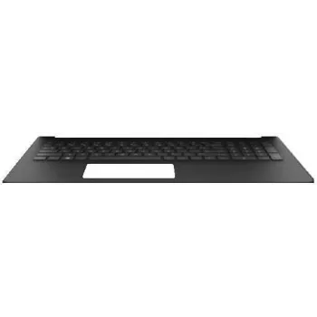 Korpusa pamatne ar nīderlandiešu tastatūru HP 15 klēpjdatoriem, pelēka/sudrabota - L24637-B31