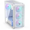 Endorfy Arx 700 ARGB datora korpuss, Midi-Tower, ATX, rūdīts stikls - ieskaitot 4x 140 mm ARGB ventilatorus, balts (EY2A017)